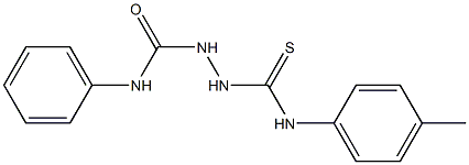 N-phenyl-2-(4-toluidinocarbothioyl)-1-hydrazinecarboxamide Struktur