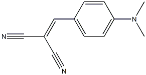 2-{[4-(dimethylamino)phenyl]methylene}malononitrile Struktur