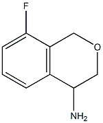 8-fluoro-3,4-dihydro-1H-isochromen-4-amine Struktur