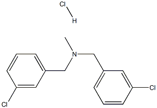 N-(3-Chlorobenzyl)(3-chlorophenyl)-N-methylmethanamine hydrochloride ,97% Struktur