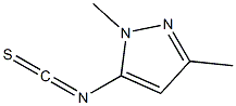 5-Isothiocyanato-1,3-dimethyl-1H-pyrazole ,97% Struktur