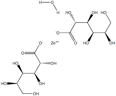 D-GLUCONIC ACID, ZINC SALT HYDRATE, 97+% Struktur