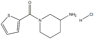 1-(thien-2-ylcarbonyl)piperidin-3-amine hydrochloride Struktur