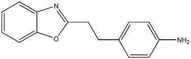 4-[2-(1,3-benzoxazol-2-yl)ethyl]aniline Struktur