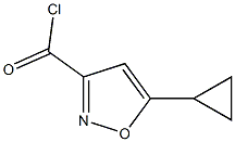 5-cyclopropylisoxazole-3-carbonyl chloride Struktur