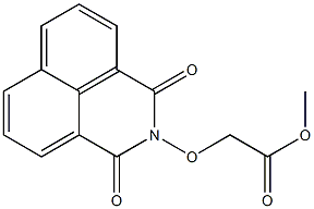 [(2,3-Dihydro-1,3-dioxo-1H-benzo[de]isoquinoline)-2-yloxy]acetic acid methyl ester Struktur