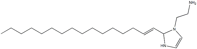 1-(2-Aminoethyl)-2-(1-hexadecenyl)-4-imidazoline Struktur