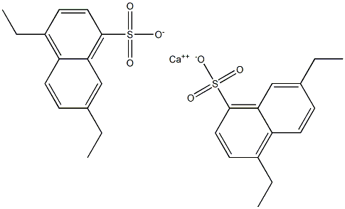 Bis(4,7-diethyl-1-naphthalenesulfonic acid)calcium salt Struktur