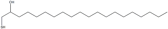 1-Mercapto-2-icosanol Struktur