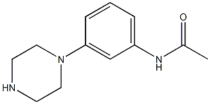 N-[3-(1-Piperazinyl)phenyl]acetamide Struktur