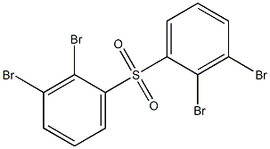 Bis(2,3-dibromophenyl) sulfone Struktur