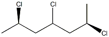 (2R,6R)-2,4,6-Trichloroheptane Struktur