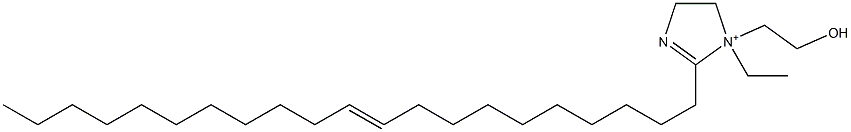 1-Ethyl-2-(10-henicosenyl)-1-(2-hydroxyethyl)-2-imidazoline-1-ium Struktur