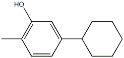 3-Cyclohexyl-6-methylphenol Struktur