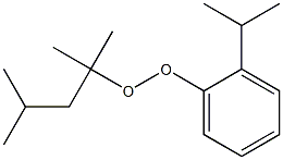 2-Isopropylphenyl 1,1,3-trimethylbutyl peroxide Struktur