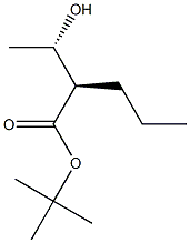 (2R,3S)-3-Hydroxy-2-propylbutyric acid tert-butyl ester Struktur