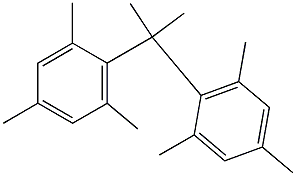 2,2'-Isopropylidenebis(1,3,5-trimethylbenzene) Struktur