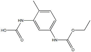 4-Methyl-1,3-phenylenebis(carbamic acid ethyl) ester Struktur