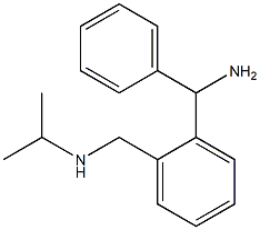 2-[(Amino)(phenyl)methyl]-N-(1-methylethyl)benzenemethanamine Struktur