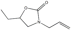 5-Ethyl-3-(2-propenyl)oxazolidin-2-one Struktur