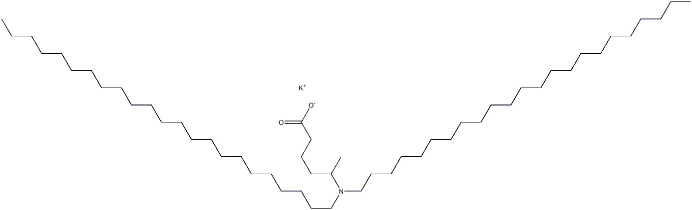 5-(Ditricosylamino)hexanoic acid potassium salt Struktur