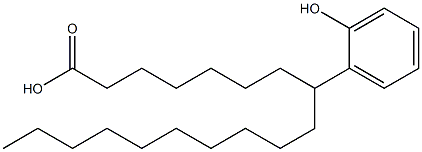 8-(2-Hydroxyphenyl)stearic acid Struktur