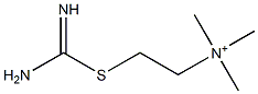 2-(Amidinothio)-N,N,N-trimethylethanaminium Struktur