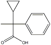 2-Cyclopropyl-2-phenylpropionic acid Struktur