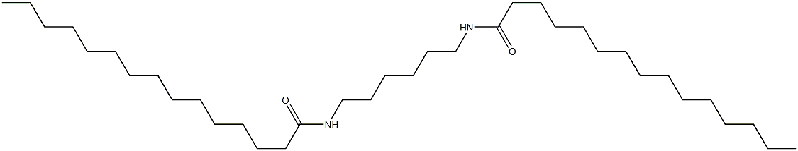 N,N'-(1,6-Hexanediyl)bis(pentadecanamide) Struktur