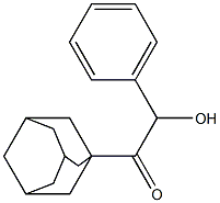 1-(1-Adamantyl)-2-hydroxy-2-phenylethanone Struktur