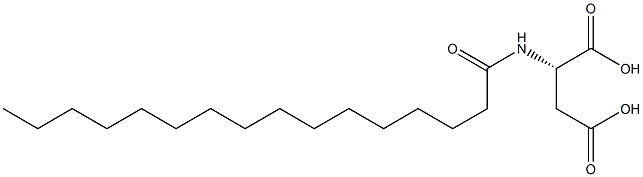 N-Palmitoyl-L-aspartic acid Struktur