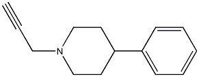 1-Propargyl-4-phenylpiperidine Struktur