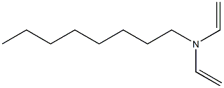 N,N-Divinyloctylamine Struktur