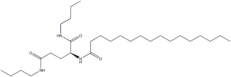 N2-Hexadecanoyl-N1,N5-dibutylglutaminamide Struktur