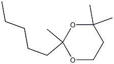 2,4,4-Trimethyl-2-pentyl-1,3-dioxane Struktur