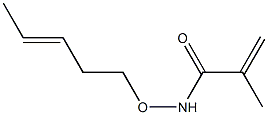 N-(3-Pentenyloxy)methacrylamide Struktur