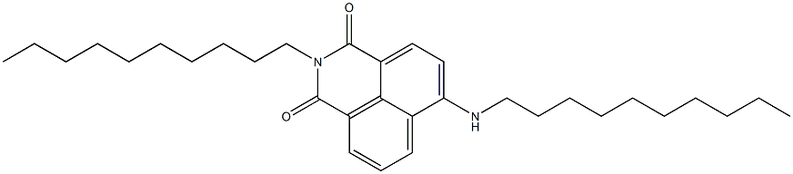 2-Decyl-6-(decylamino)-1H-benzo[de]isoquinoline-1,3(2H)-dione Struktur