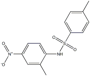 N-(2-Methyl-4-nitrophenyl)-4-methylbenzenesulfonamide Struktur