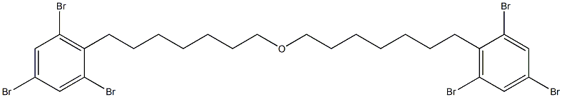 2,4,6-Tribromophenylheptyl ether Struktur