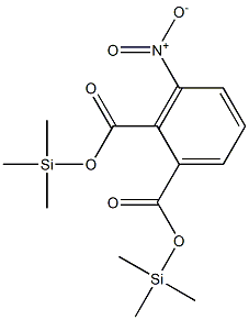 3-Nitrophthalic acid di(trimethylsilyl) ester Struktur