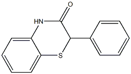 2-Phenyl-3,4-dihydro-2H-1,4-benzothiazine-3-one Struktur