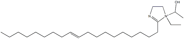 1-Ethyl-1-(1-hydroxyethyl)-2-(10-nonadecenyl)-2-imidazoline-1-ium Struktur