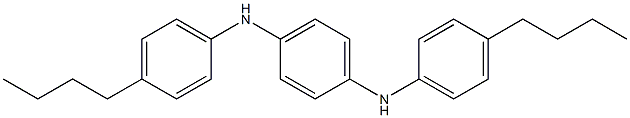 N,N'-Bis(4-butylphenyl)-1,4-phenylenediamine Struktur