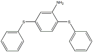 2,5-Bis(phenylthio)aniline Struktur