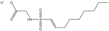 N-(1-Nonenylsulfonyl)glycine potassium salt Struktur