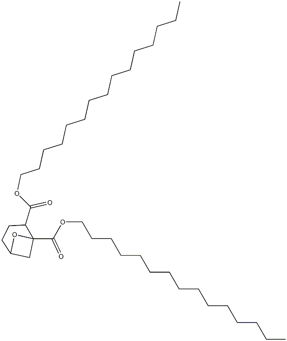 7-Oxabicyclo[3.1.1]heptane-1,2-dicarboxylic acid dipentadecyl ester Struktur