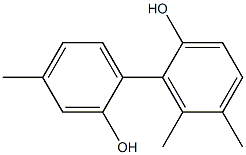 4',5,6-Trimethyl-1,1'-biphenyl-2,2'-diol Struktur