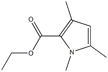 1,3,5-Trimethyl-1H-pyrrole-2-carboxylic acid ethyl ester Struktur