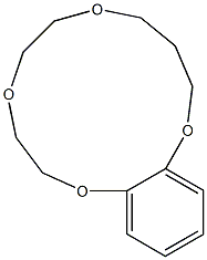 Benzo-13-crown-4 Struktur