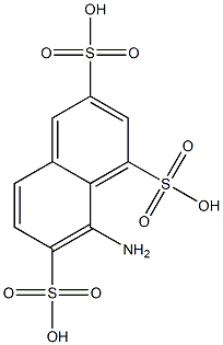 8-Amino-1,3,7-naphthalenetrisulfonic acid Struktur